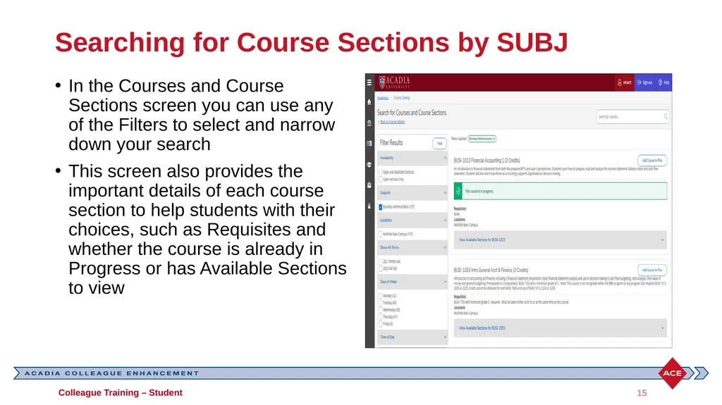 Colleague Admin Staff Training What to expect - slide 15 of 56