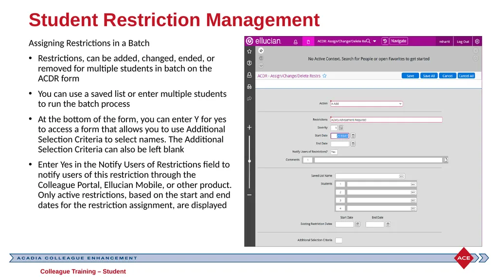 Colleague Admin Staff Training What to expect - slide 36 of 56
