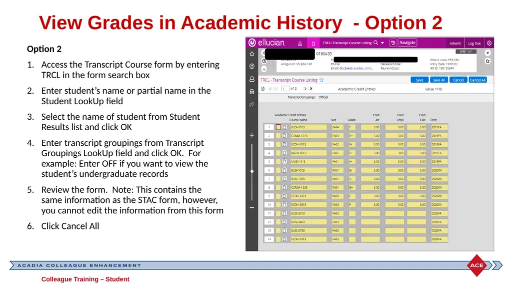 Colleague Admin Staff Training What to expect - slide 51 of 56