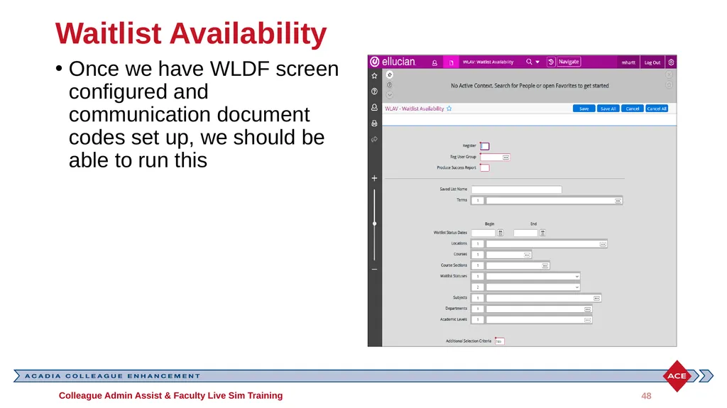 Colleague Admin Staff Training What to expect - slide 48 of 56