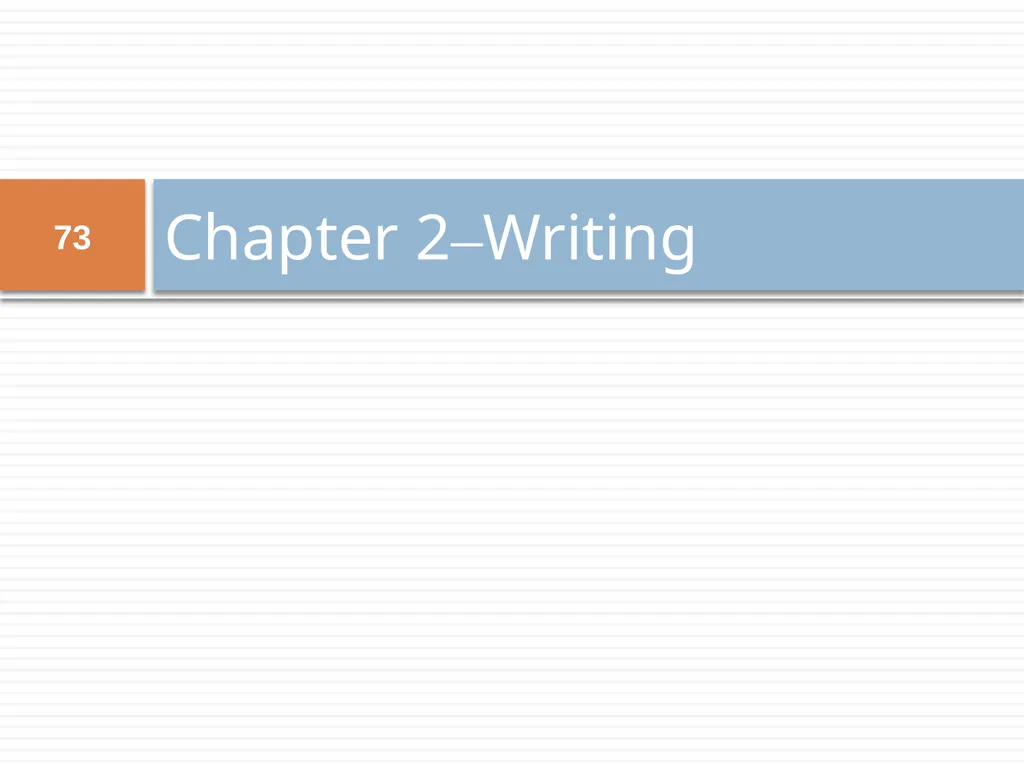 Developing and Writing Effective Documents - slide 73 of 193