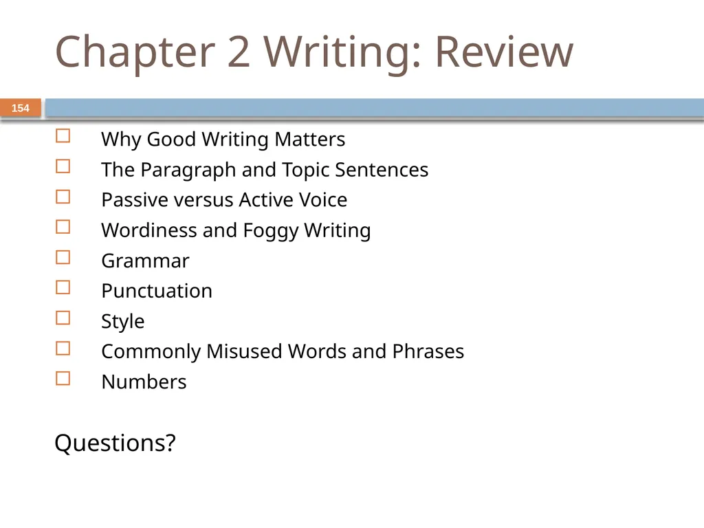 Developing and Writing Effective Documents - slide 154 of 193