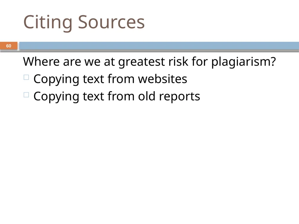 Developing and Writing Effective Documents - slide 60 of 193
