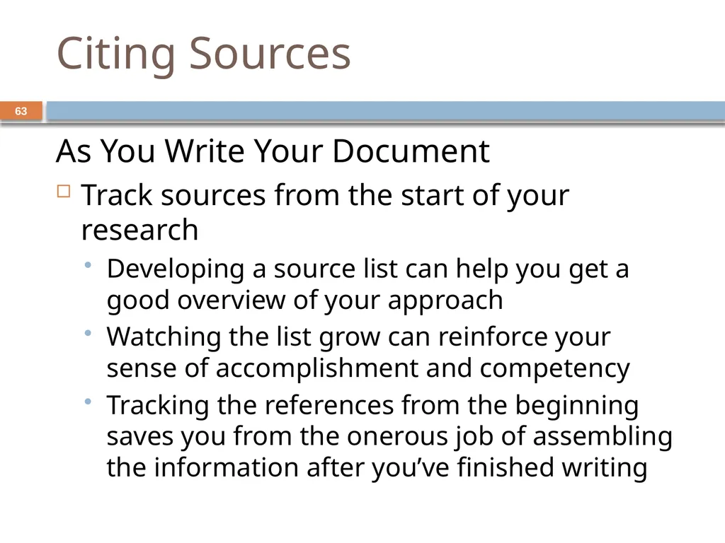 Developing and Writing Effective Documents - slide 63 of 193