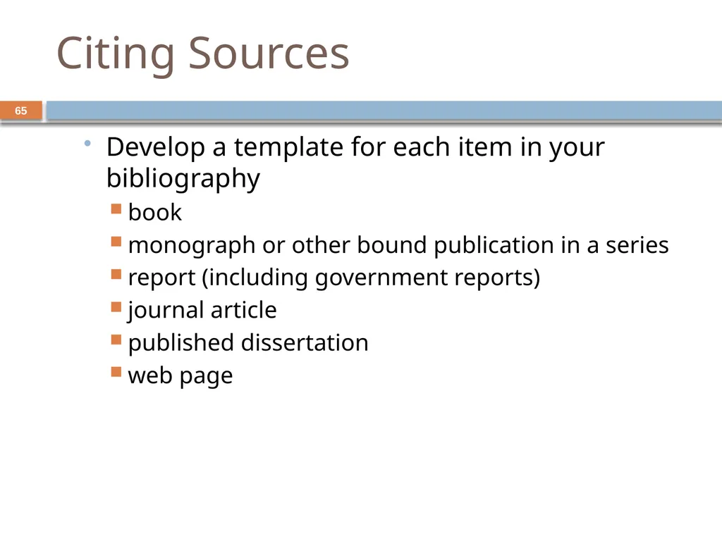 Developing and Writing Effective Documents - slide 65 of 193