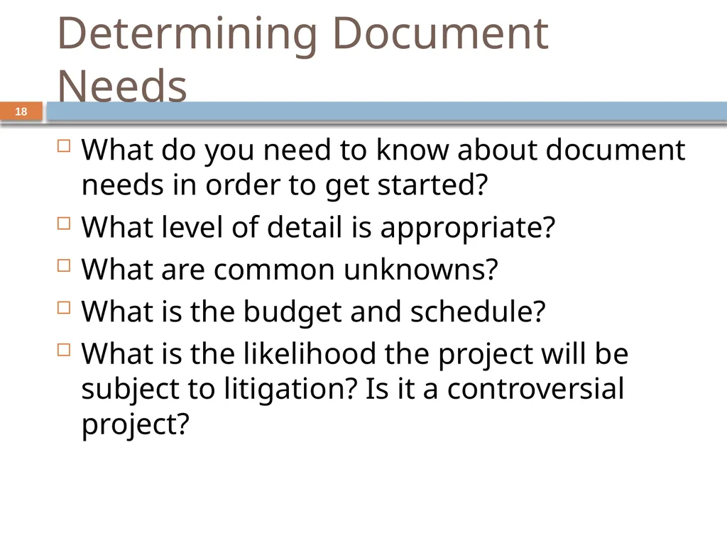 Developing and Writing Effective Documents - slide 18 of 193