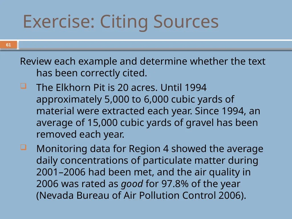 Developing and Writing Effective Documents - slide 61 of 193