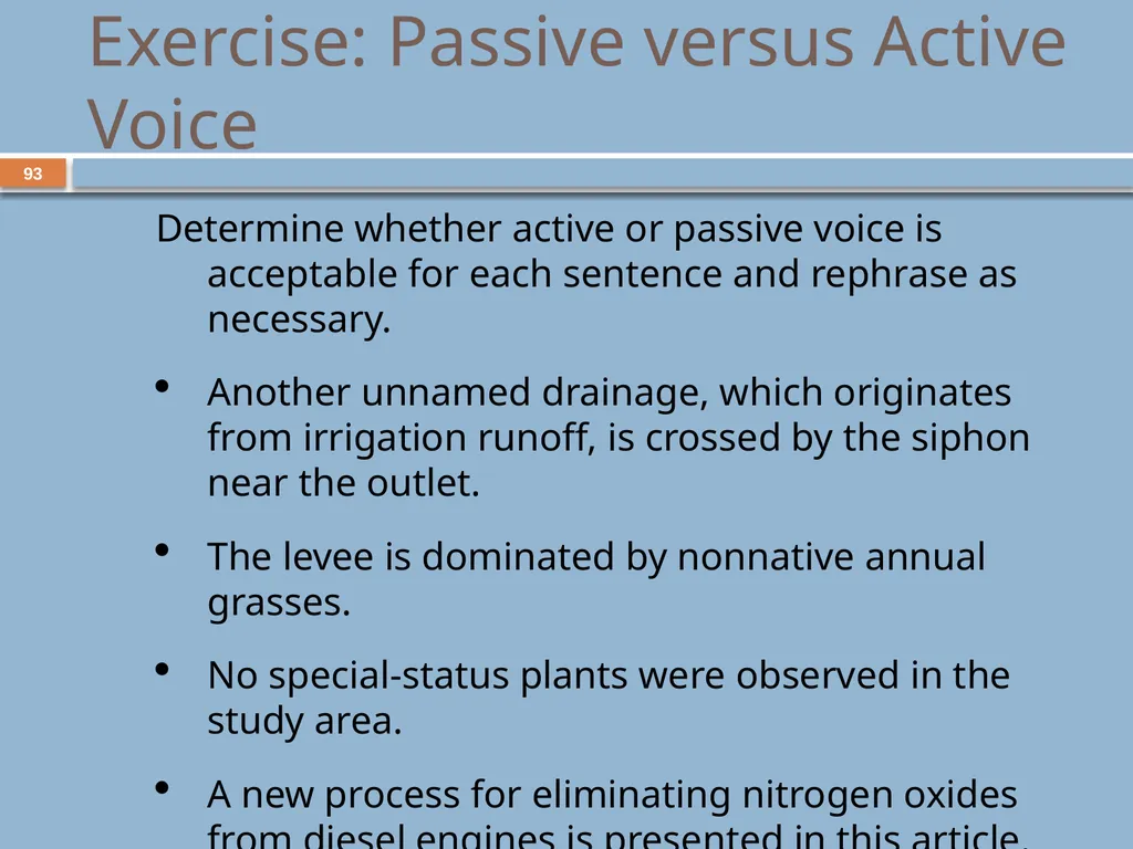Developing and Writing Effective Documents - slide 93 of 193