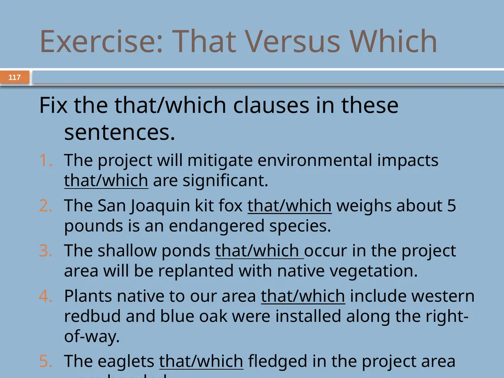 Developing and Writing Effective Documents - slide 117 of 193