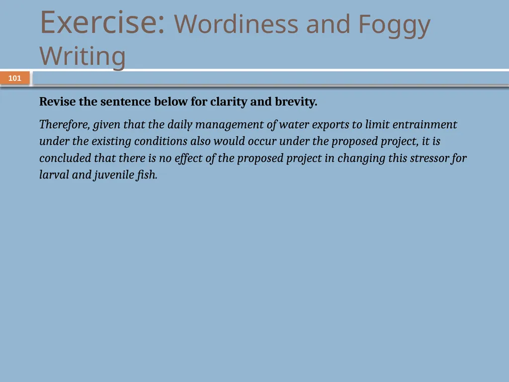 Developing and Writing Effective Documents - slide 101 of 193