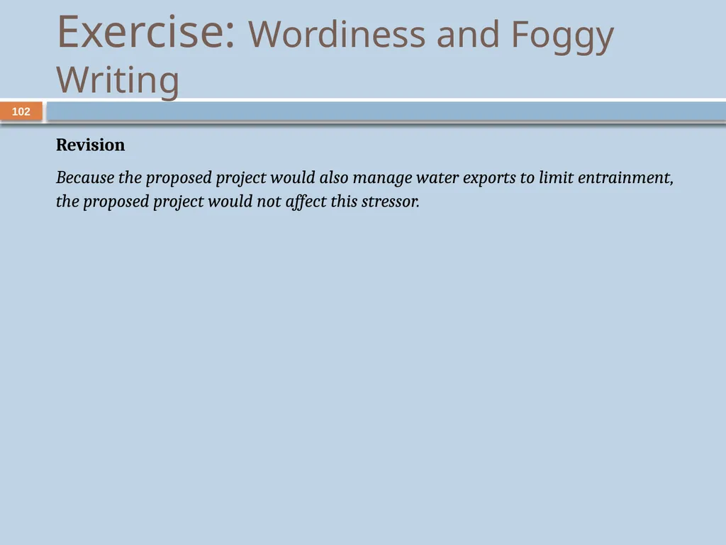 Developing and Writing Effective Documents - slide 102 of 193