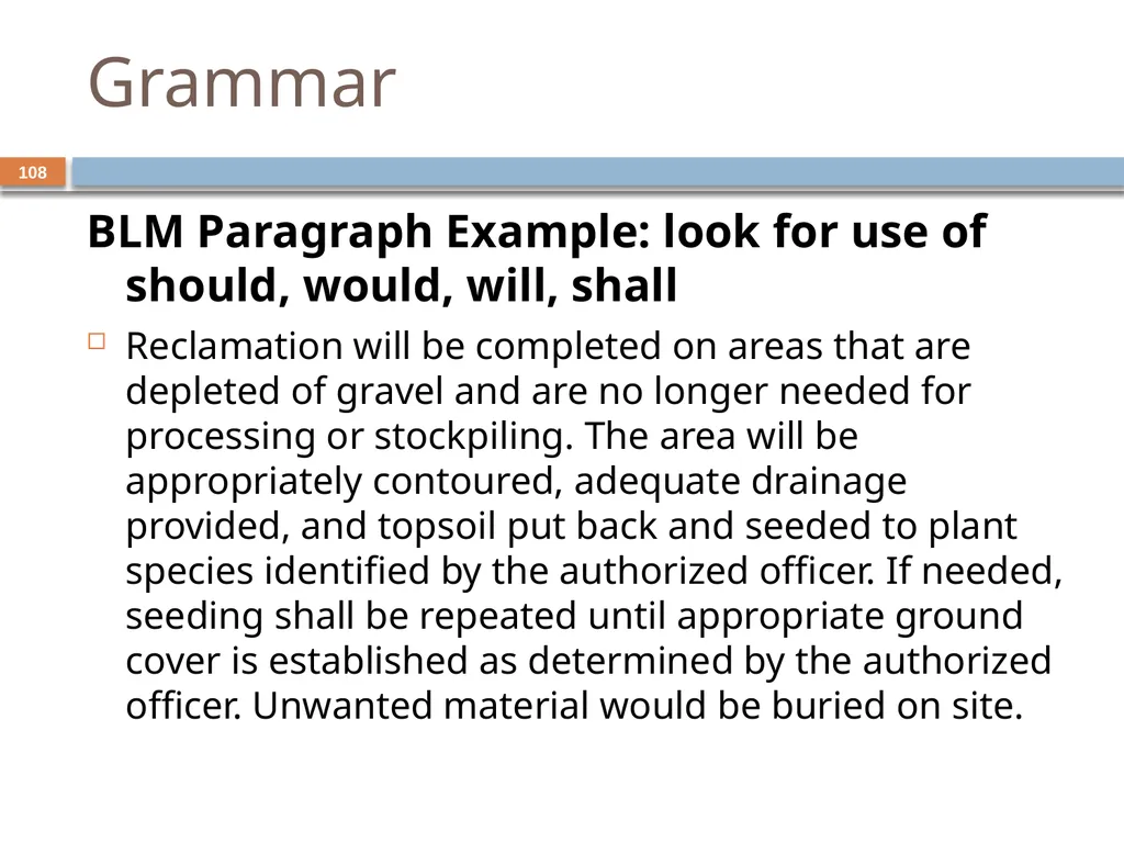 Developing and Writing Effective Documents - slide 108 of 193