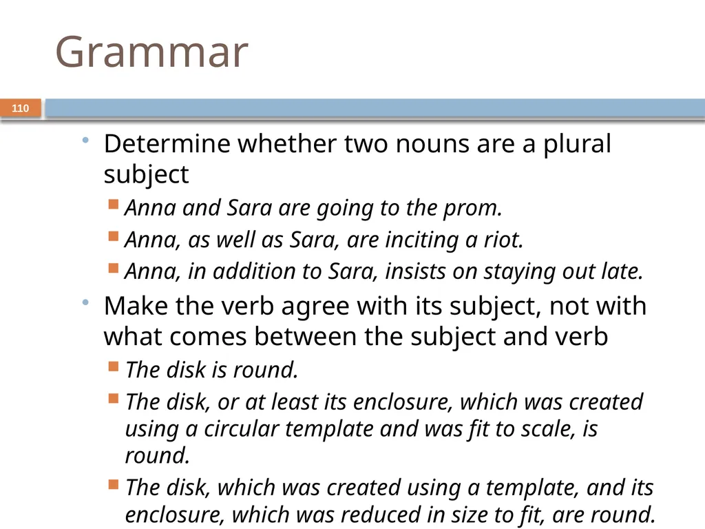 Developing and Writing Effective Documents - slide 110 of 193