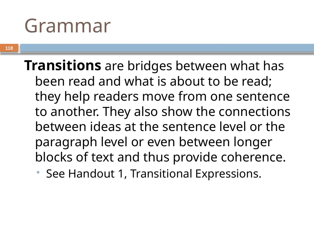 Developing and Writing Effective Documents - slide 118 of 193