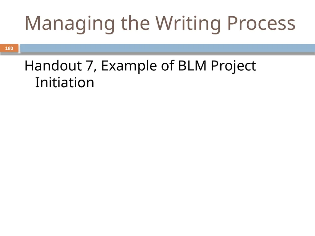 Developing and Writing Effective Documents - slide 180 of 193