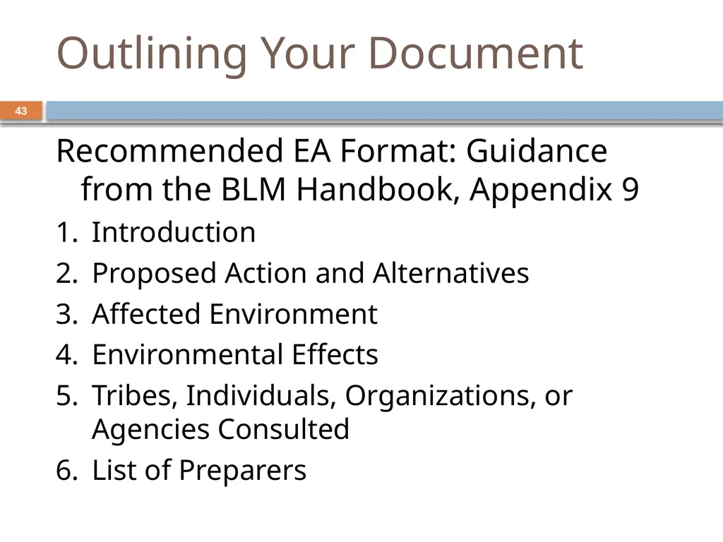Developing and Writing Effective Documents - slide 43 of 193