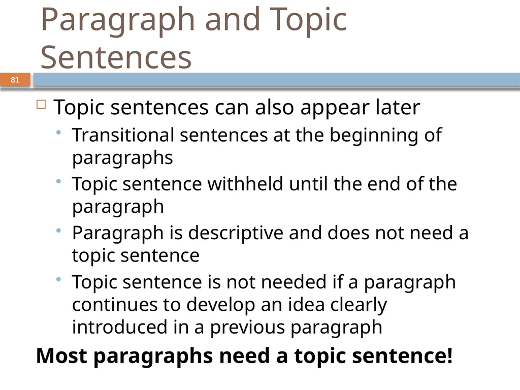 Developing and Writing Effective Documents - slide 81 of 193
