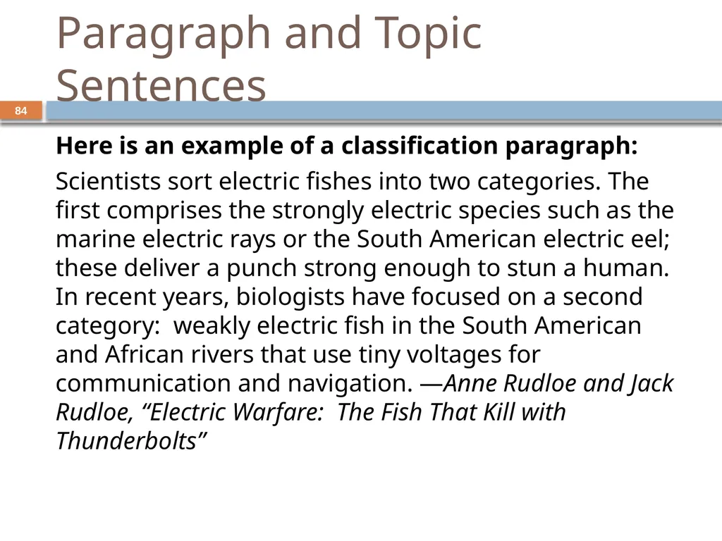 Developing and Writing Effective Documents - slide 84 of 193