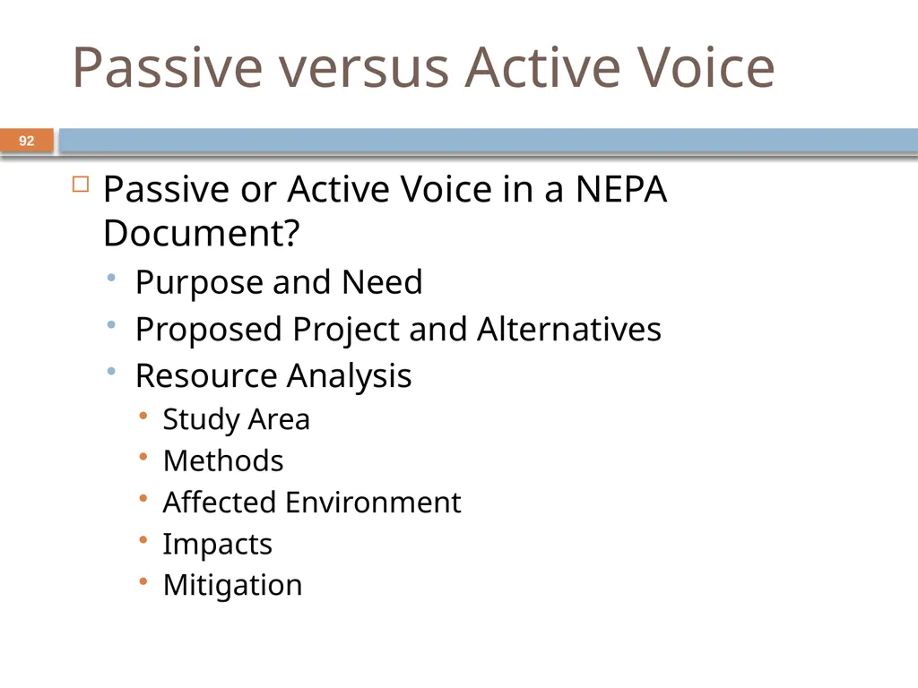 Developing and Writing Effective Documents - slide 92 of 193