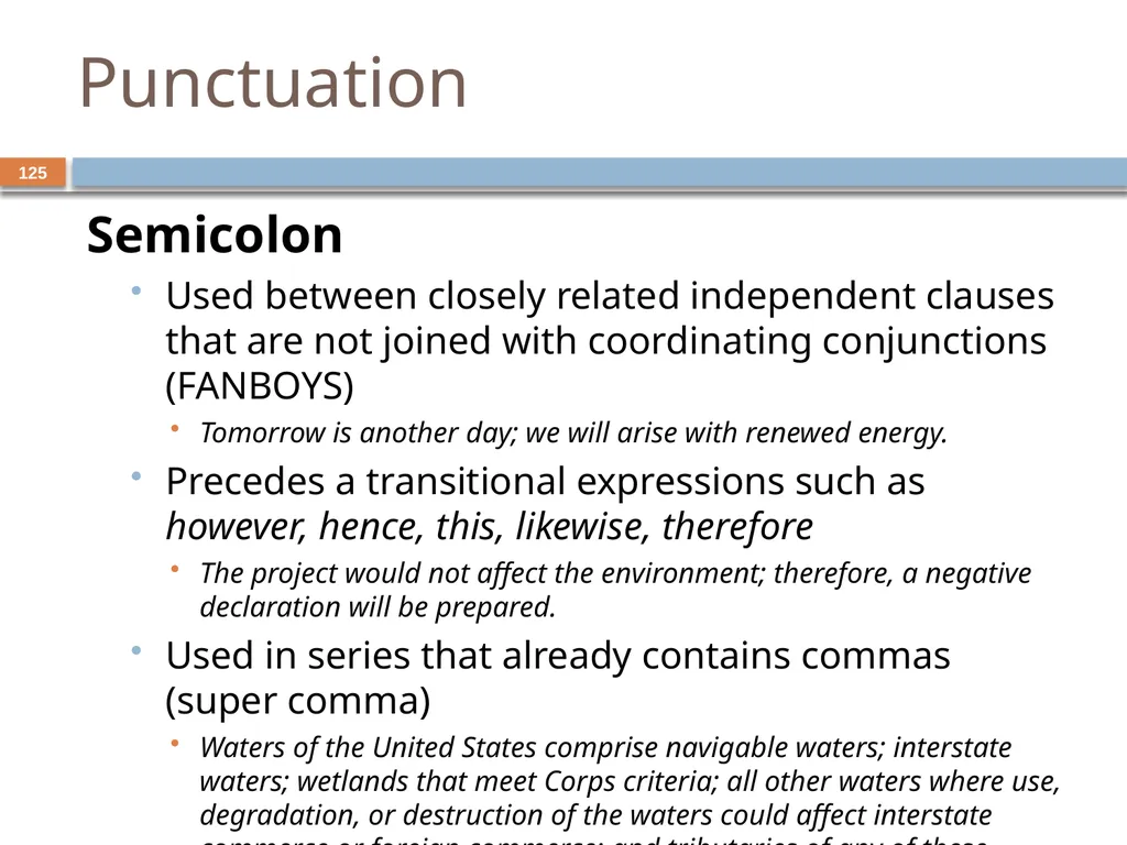Developing and Writing Effective Documents - slide 125 of 193