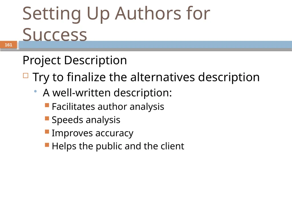 Developing and Writing Effective Documents - slide 161 of 193