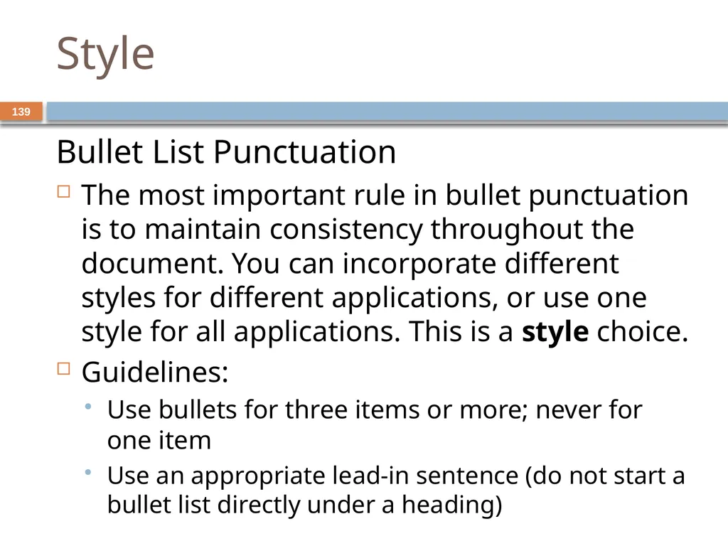 Developing and Writing Effective Documents - slide 139 of 193