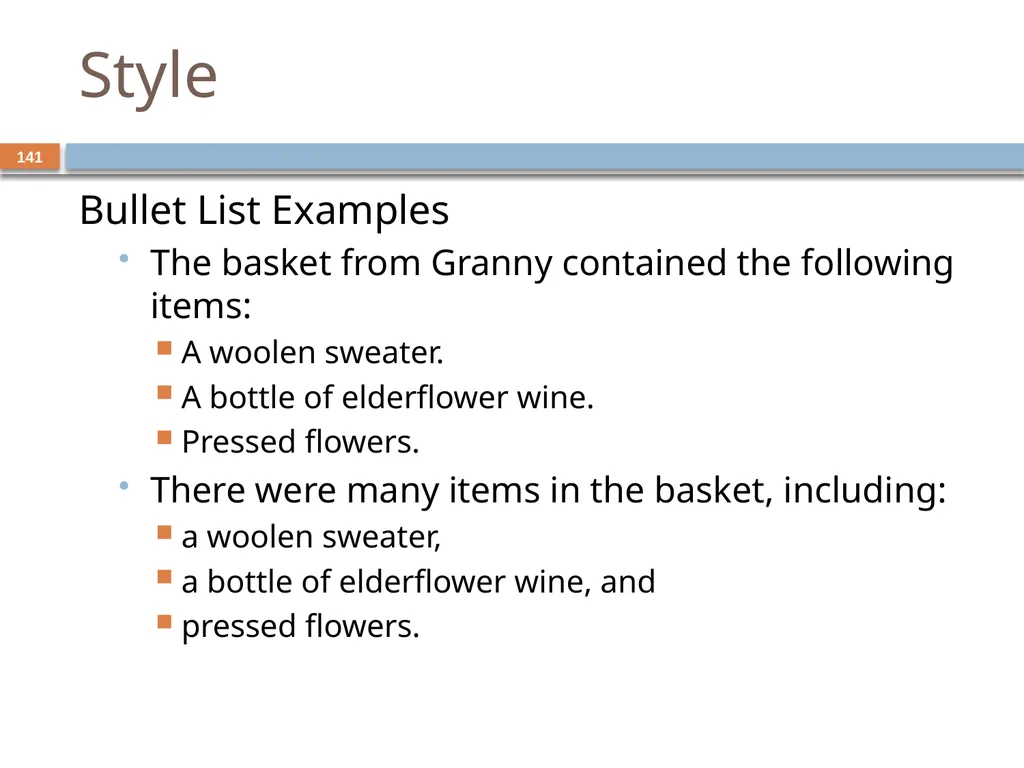 Developing and Writing Effective Documents - slide 141 of 193