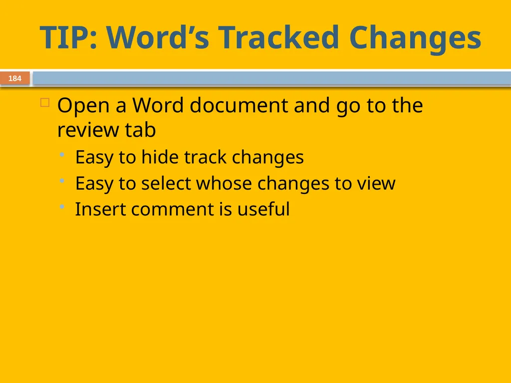 Developing and Writing Effective Documents - slide 184 of 193