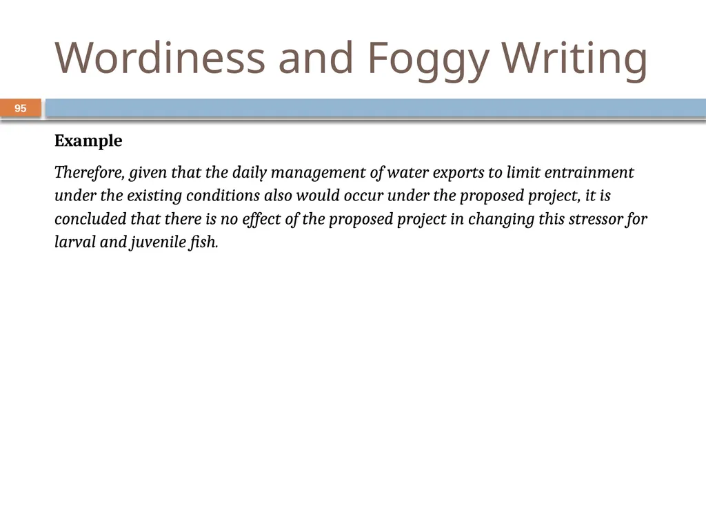 Developing and Writing Effective Documents - slide 95 of 193
