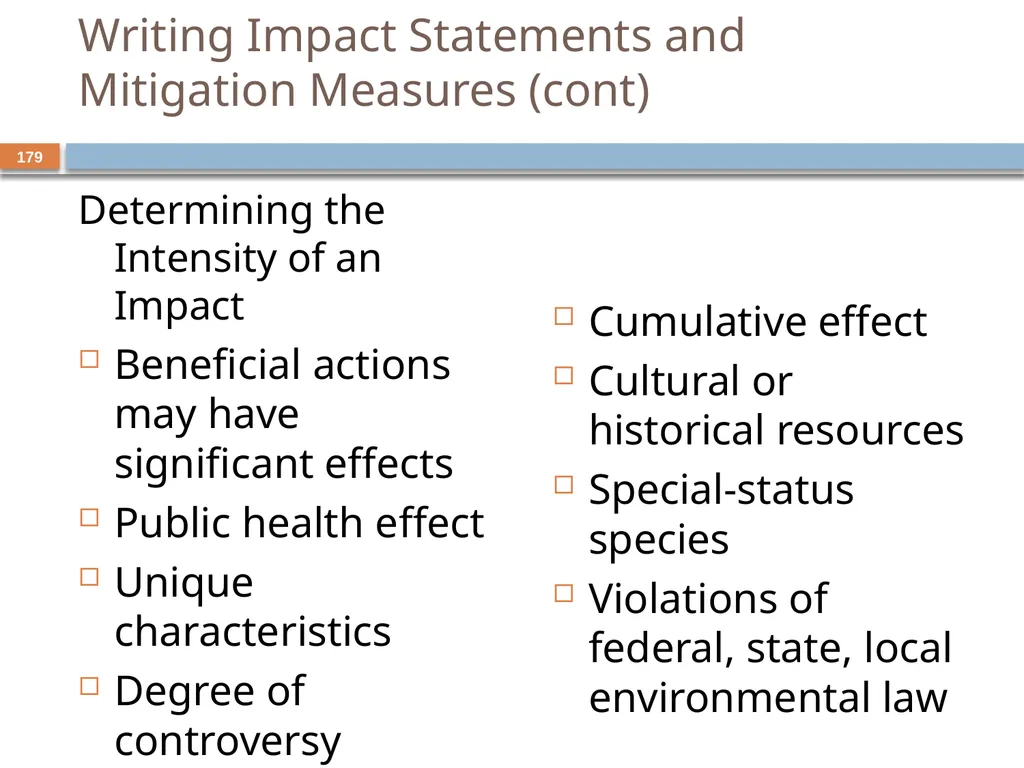 Developing and Writing Effective Documents - slide 179 of 193