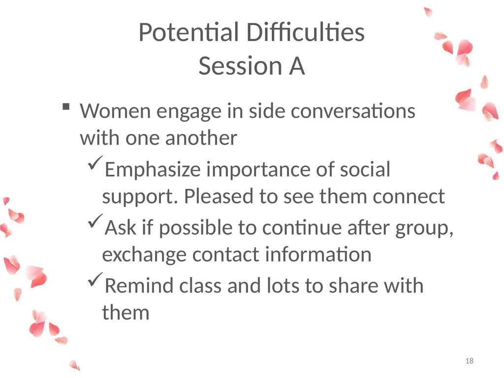 Session A: Education Common Complaints From New - slide 18 of 20
