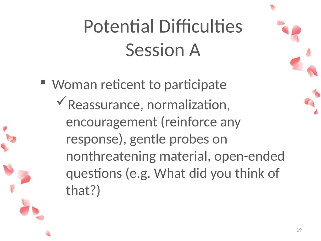 Session A: Education Common Complaints From New - slide 19 of 20