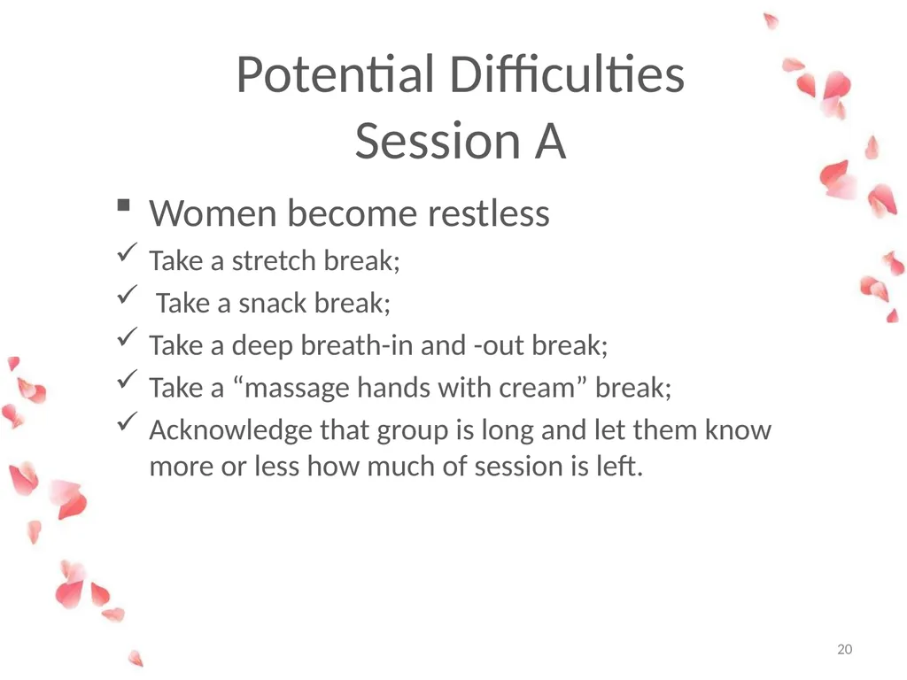 Session A: Education Common Complaints From New - slide 20 of 20