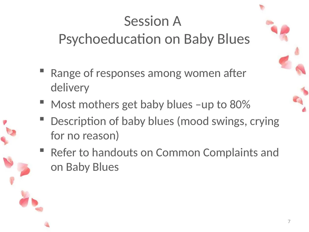 Session A: Education Common Complaints From New - slide 7 of 20