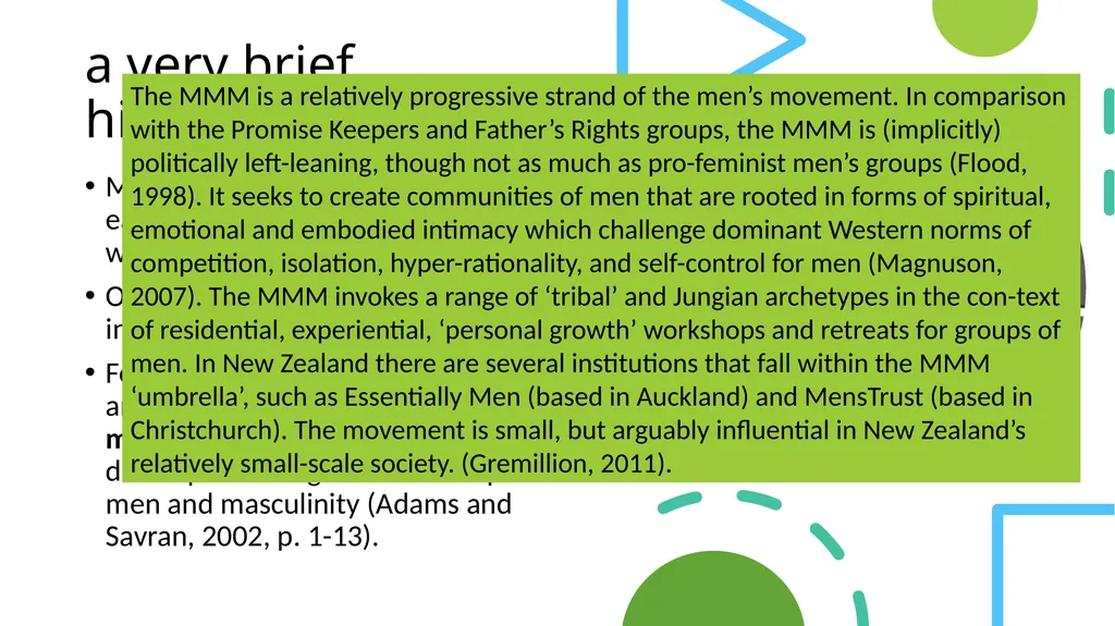 INTRODUCTION TO MASCULINITIES STUDIES Masculinity - slide 9 of 30