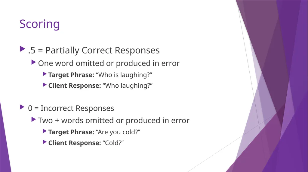 Sentence Production Program for Aphasia (SPPA) - slide 18 of 21