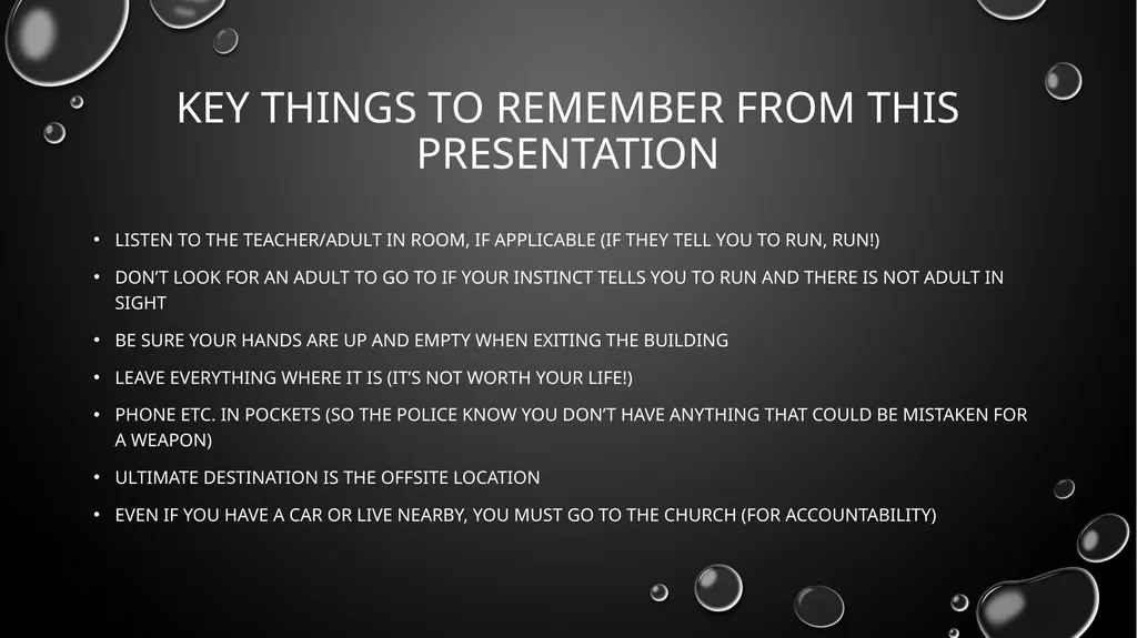Lisbon Regional School Safety Assembly September - slide 35 of 37