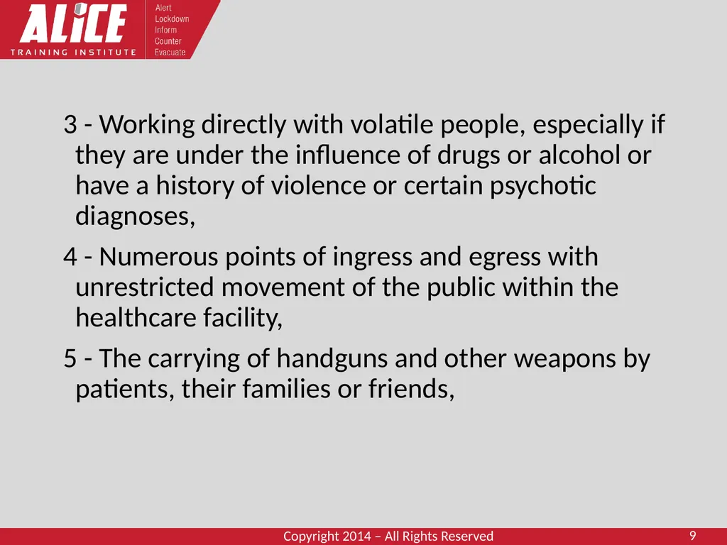 WNY Hospital Security Coordinators Workgroup - slide 9 of 31