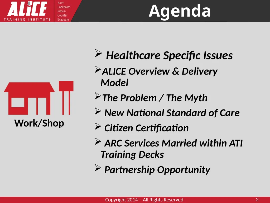 WNY Hospital Security Coordinators Workgroup - slide 2 of 31