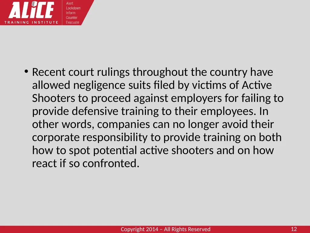 WNY Hospital Security Coordinators Workgroup - slide 12 of 31