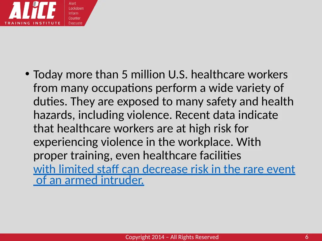 WNY Hospital Security Coordinators Workgroup - slide 6 of 31