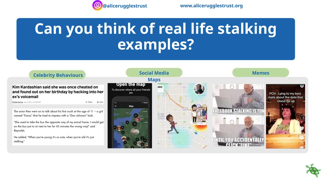 Recognising and Responding to Stalking - slide 3 of 16