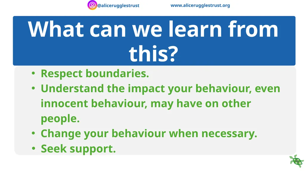Recognising and Responding to Stalking - slide 12 of 16