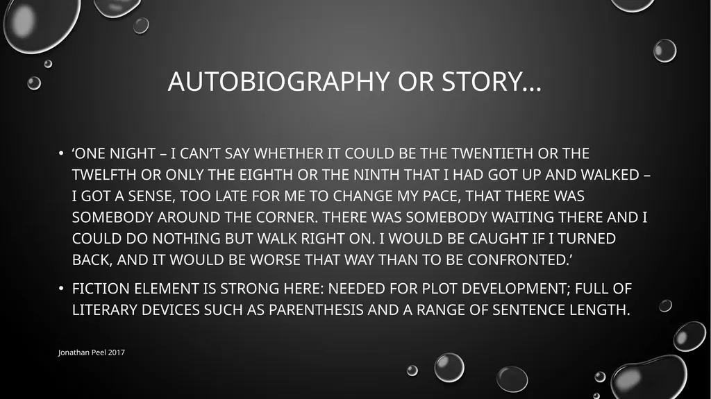Night: Alice munro For edexcel igcse Jonathan Peel - slide 4 of 9