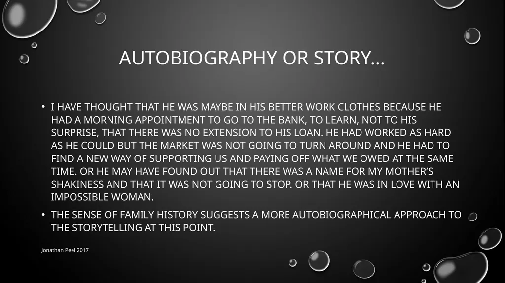 Night: Alice munro For edexcel igcse Jonathan Peel - slide 5 of 9