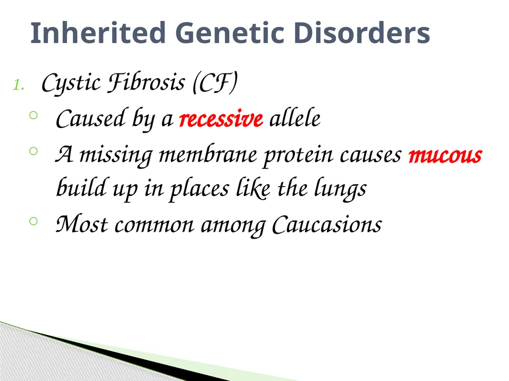 Analyzing Human Inheritance Pedigrees are graphic - slide 5 of 20