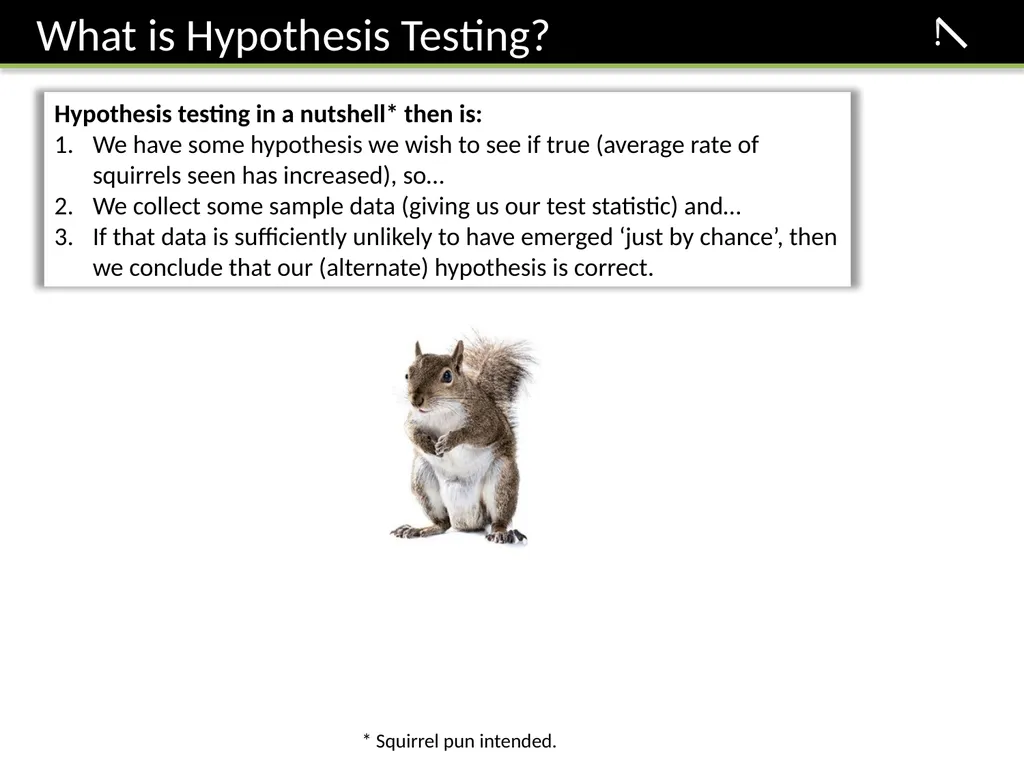 S2 Chapter 7: Hypothesis Testing Dr J Frost - slide 3 of 26