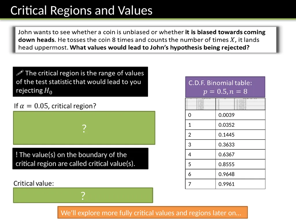 S2 Chapter 7: Hypothesis Testing Dr J Frost - slide 7 of 26