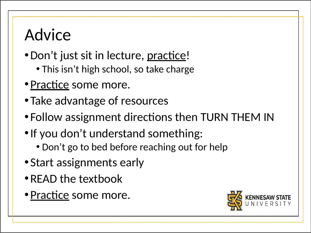 Welcome to the First-Year Experience! This is - slide 16 of 17