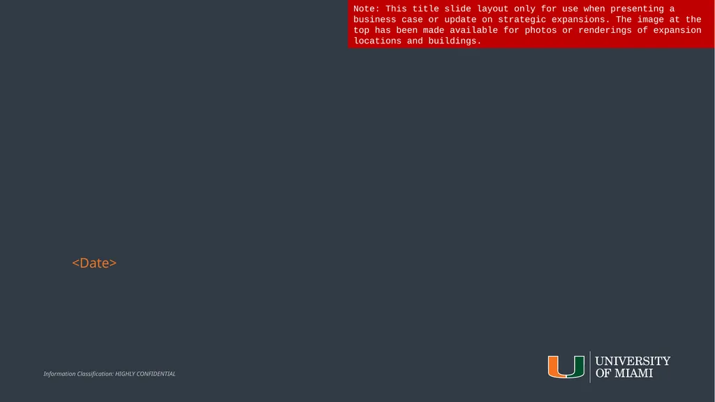 <Date> <Date> <Date> Note: This title slide layout - slide 4 of 22